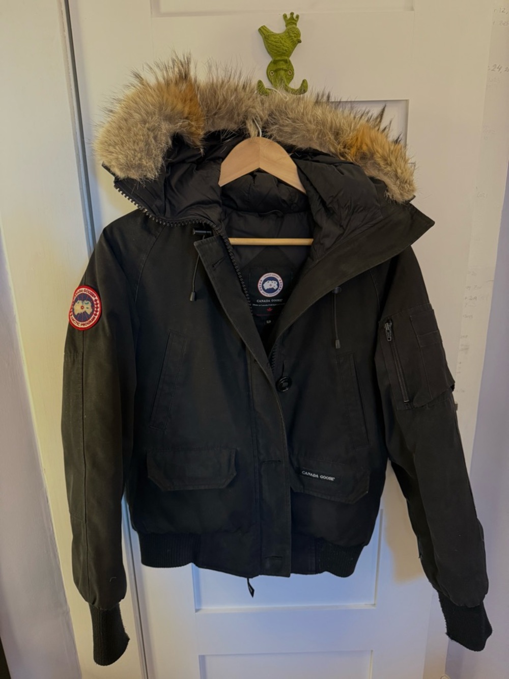 Chiliwack Canada Goose Black Bomber Jacket - Authentic